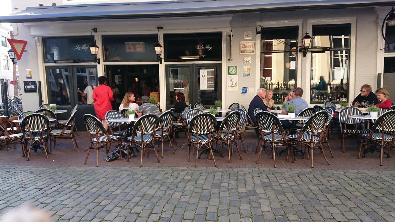 Cafe Restaurant Hotel De Mug Middelburg Luaran gambar